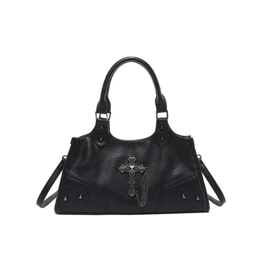Women Leather Gothic crossbody Bag