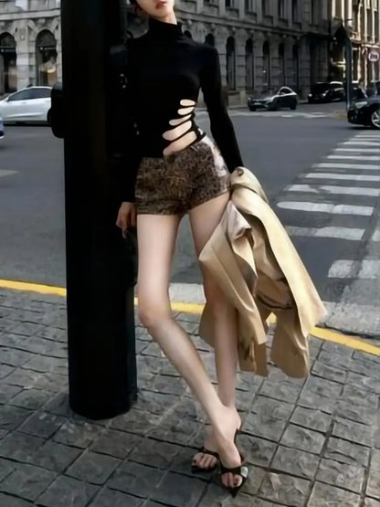 Slim fitted skinny Top long sleeve