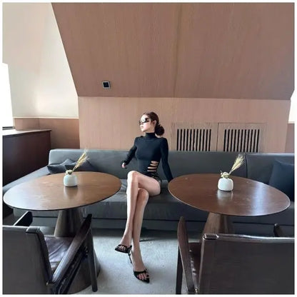 Slim fitted skinny Top long sleeve
