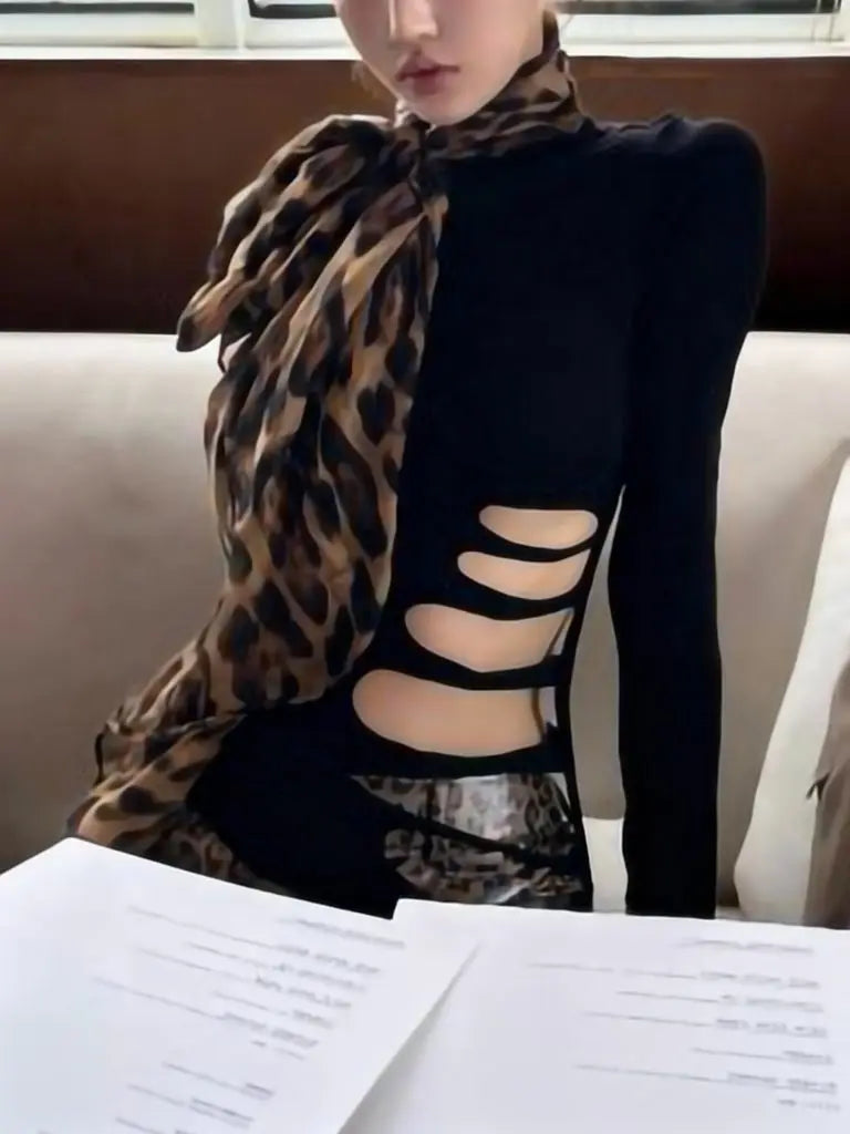 Slim fitted skinny Top long sleeve