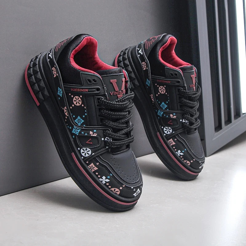 Men’s Mixed-Color Mesh Sneakers – Lightweight, Breathable &amp; Stylish Casual Shoes