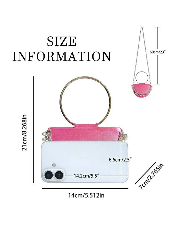 Luxury hand bag with elegant design