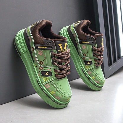 Men’s Mixed-Color Mesh Sneakers – Lightweight, Breathable &amp; Stylish Casual Shoes