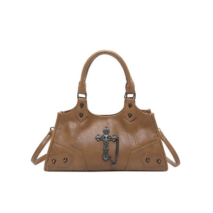 Women Leather Gothic crossbody Bag